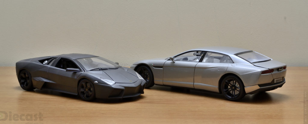 Motormax 1:18 Lamborghini Estoque vs Bburago Lamborghini Reventon