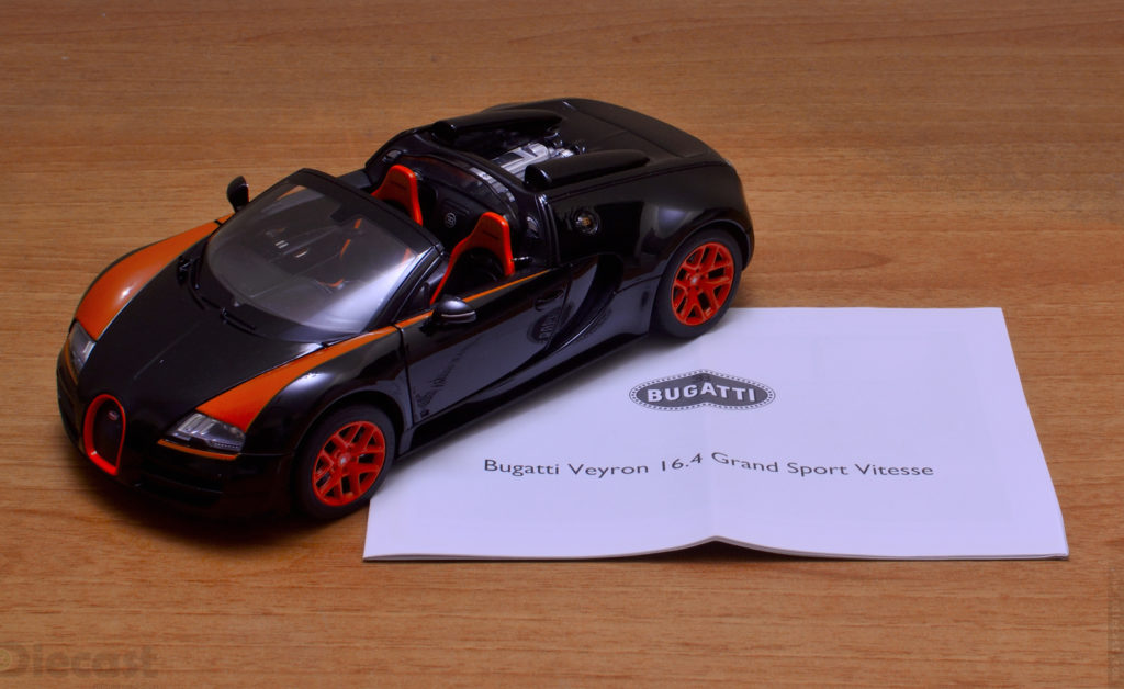 Rastar Bugatti Veyron Grand Sport Vitesse - Content